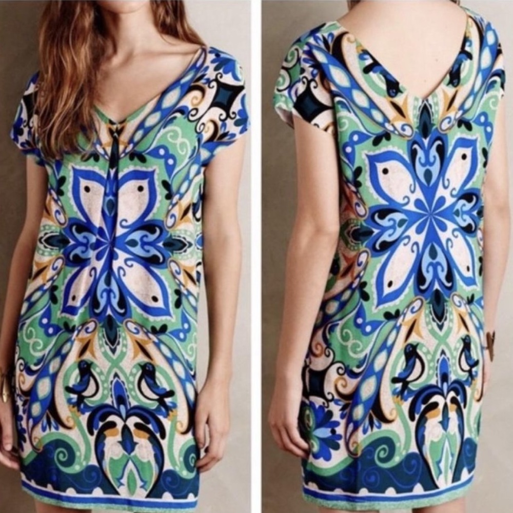 Anthropologie Maeve Folksong Shift Dress